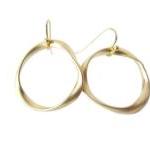 Gold Circle Earrings - Gol..